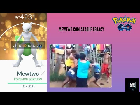Mewtwo shiny IV PERFEITO +Atack Legacy Testei o Movest Legacy MONSTRO NA MASTER CONTRA OS LIDERES✌💯👊