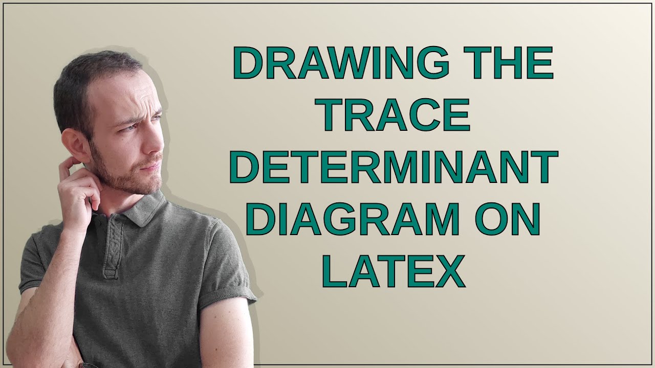 Tex: Drawing the Trace Determinant Diagram on LaTeX