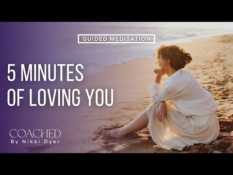 5 Minute Guided Meditation For Positive Energy & Self Love Affirmations