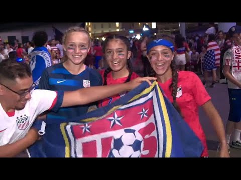 Wieder im WM-Endspiel: US-Fußballerinnen im Jubeltaumel