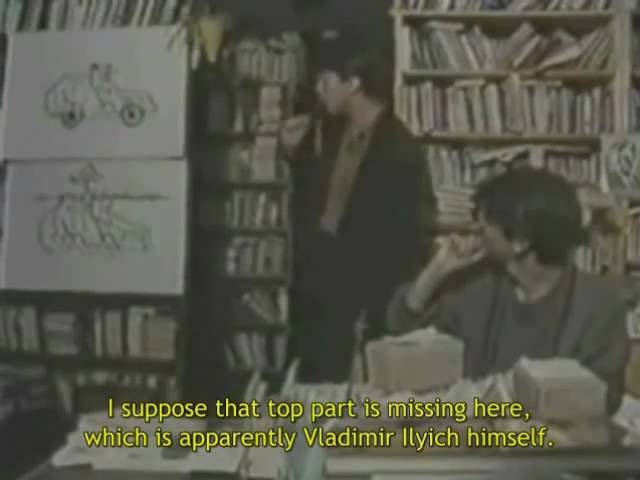 <p>19 years ago on 17 May 1991 Russian avant-garde musician Sergey Kuryokhin presented his theory, claiming that Lenin was a mushroom. This mystification based on real research and documentary evidence, was broadcast live on the Soviet TV show 5th Wheel&quot; and caused sensation in the society. According to his wife Anastasiya, Kuryokhin made this theory up in order to prove that almost anything, no matter how absurd or surreal it looks or sounds, can be &#39;proved&#39;, especially on live TV. (A. Kuryokhina&#39;s interview to Komsomolskaya Pravda).</p>
&#169;Sergey Kuryokhin & Sergey Sholokhov