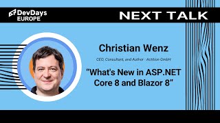 Christian Wenz: What's New in ASP.NET Core 8 and Blazor 8