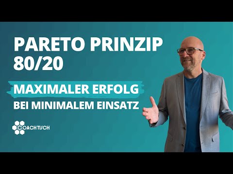 🐙 Pareto Prinzip - 80/20 Regel - einfach erklärt mit Schritt-für-Schritt-Anleitung ✅