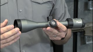 Video: Sig Sauer WHISKEY3 3-9x40 SFP Belyst Hellfire QuadPlex Kikarsikte