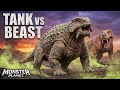Inostrancevia Vs Scutosaurus Battle For The Dying World The Great Dying 4K