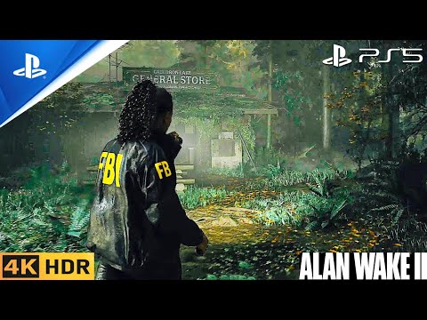 (PS5) Alan Wake II – Brightfalls Looks Phenomenal PS5 | 4K 60FPS HDR