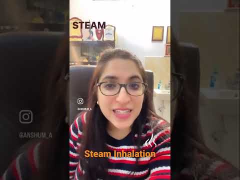 Steam Inhalation for mucus