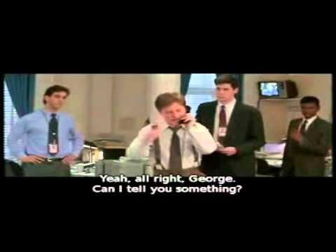 Michael J. Fox flips out on a Congressman in "The American President"