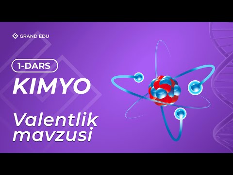 Valentlik | Kimyo  1-dars