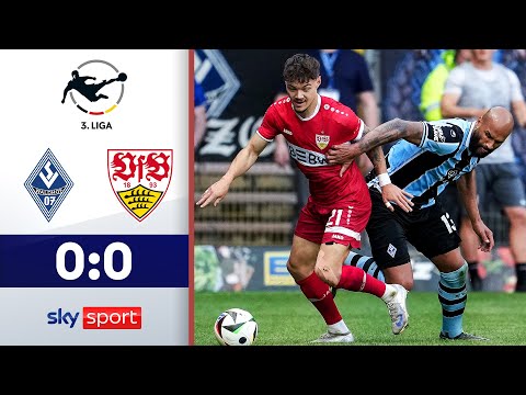 Keine Big Points im Abstiegskampf! | SV Waldhof Mannheim - VfB Stuttgart II | Highlights - 2024/25