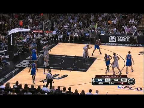 Harrison Barnes jumper over Tony Parker