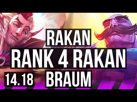 RAKAN & Samira vs BRAUM & Kai'Sa (SUP) | Rank 4 Rakan, 2/4/26 | EUW Challenger | 14.18