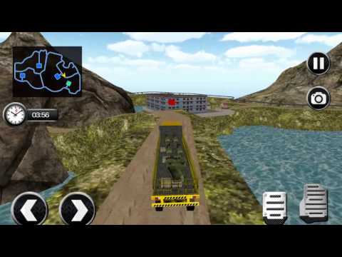 Police Vehicles in Transport Trailer Truck - Off Road Police Truck Transport - E08, Android GamePlay