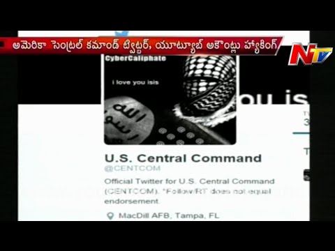 US Central Command's Twitter and YouTube Accounts Hacked