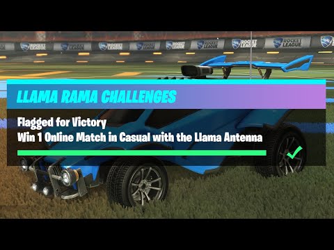 Flagged for Victory! Challenge Guide (Llama Rama #2) - Fortnite x Rocket League