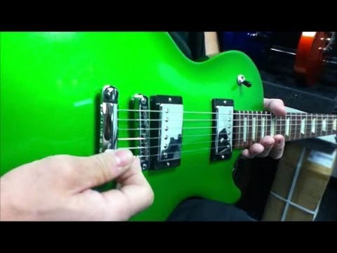 How To Intonate a Gibson Les Paul Studio Guitar By Sammy Bones Intonation