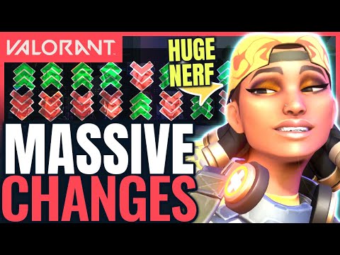 VALORANT | BUFFS & NERFS for EVERY AGENT - Massive Balance Patch (Patch 3.0)