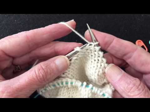 German Short Rows Heel AKA Boomerang, Jo Jo, Yo Yo Heel