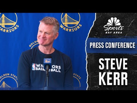 Steve Kerr provides injury update on Warriors' Gui Santos after spraining ankle | NBC Sports BA