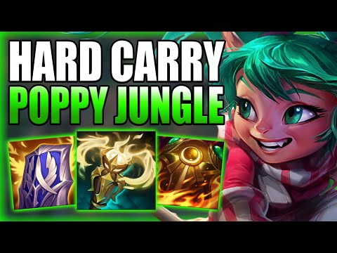 THIS IS HOW POPPY JUNGLE CAN HARD CARRY AN INTERESTING TEAM... - Gameplay Guide League of Legends