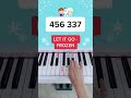 Let It Go - Frozen (Piano Tutorial) #letitgo #frozensongs#childrensongs #pianoshorts #easypiano
