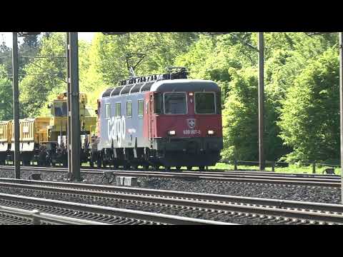 Schweizer Eisenbahnen  Eisenbahnknotenpunkt Rupperswil 30. April 2025