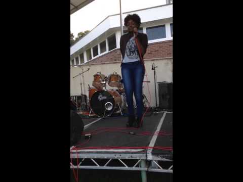 14 yr old Miss Aliya - Performance at the BSMHFT - NHS - Fun Day (12.09.15) for GT's Records