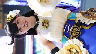 【東京ゲームショウ 2022】素敵な笑顔を振りまく美女コンパニオンを撮影