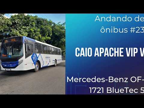 Andando de Caio Apache Vip V Mercedes-Benz OF-1721 BlueTec 5 (Atlântico Transportes 8879)