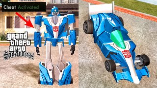 How To Become Transformers in GTA SAN ANDREAS? GTA