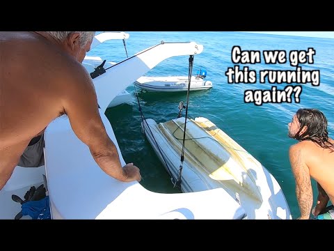 WHAT A FREAKIN DISASTER!!! Boat flips in big surf - Episode 187