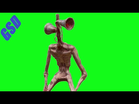 Siren Head Horror Skunx Dance Green Screens | Thriller - Gangnam Style | Trevor Henderson Fan Made