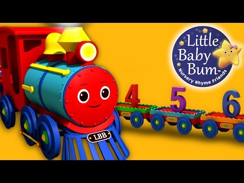 1 to 20 Number Train | Nursery Rhymes for Babies by LittleBabyBum - ABCs and 123s