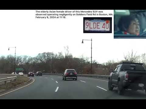 Bad driver of 9LDE40 in Boston MA