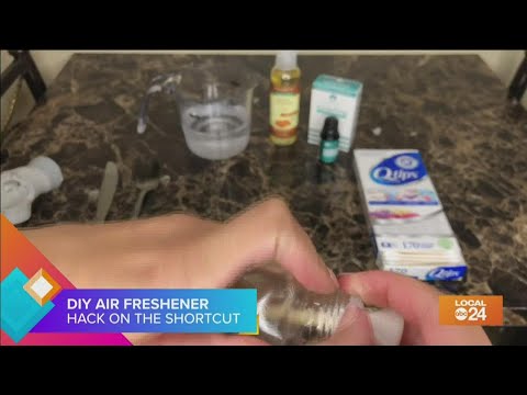 Part of a video titled DIY Air Freshener Refill - YouTube