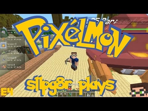 MineCraft Pixelmon E4 - Building a Team!!! LOL! ( Pokemon Mod )