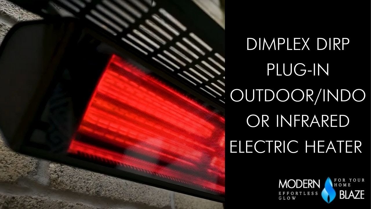 Dimplex Plug-in 36-Inch 1500W 120V Infrared Heater — Modern Blaze
