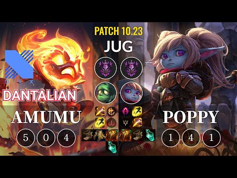 DRX Dantalian Amumu vs Poppy Jungle - KR Patch 10.23