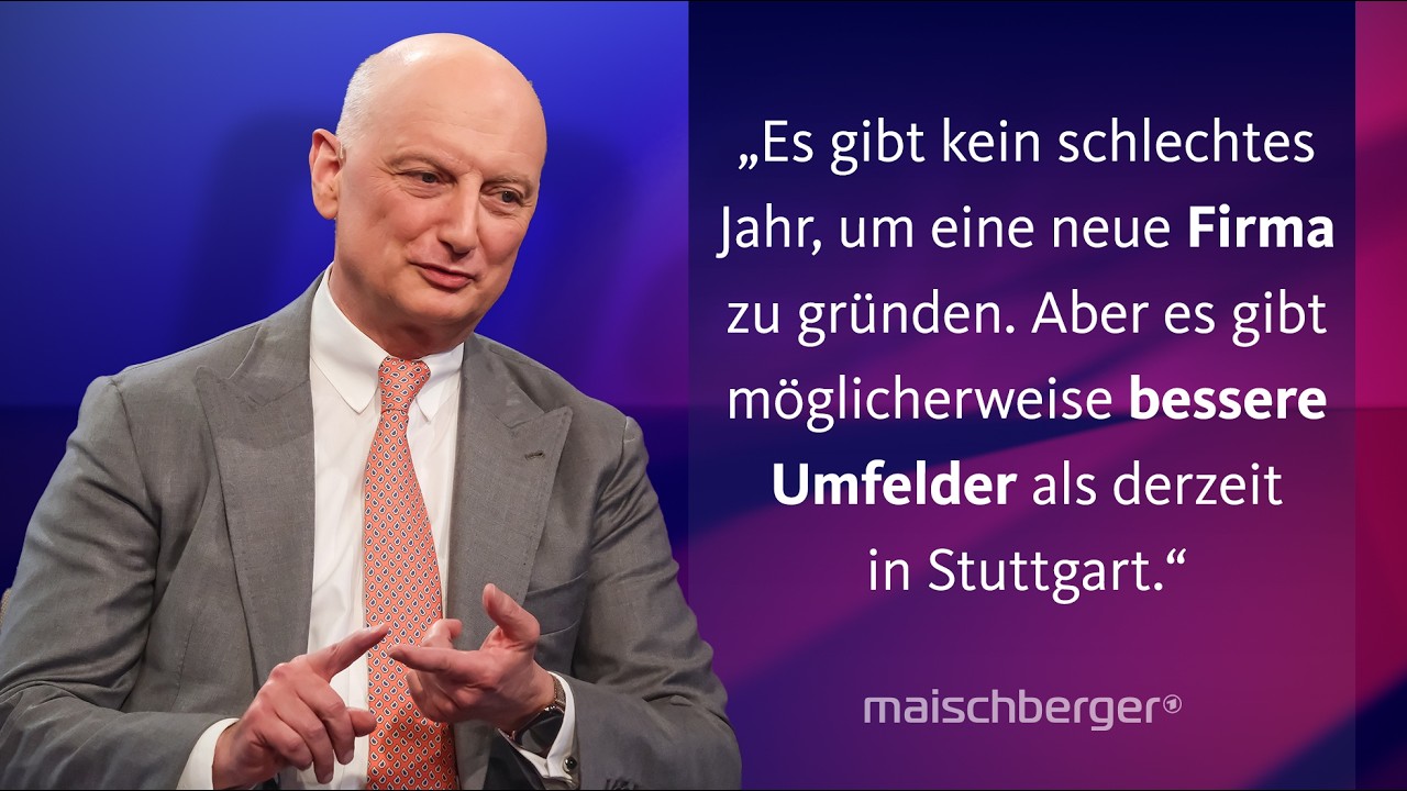 „Groteske Bürokratie, die uns lähmt“ – Unternehmer Nikolas Stihl zur Wirtschaftslage | maischberger