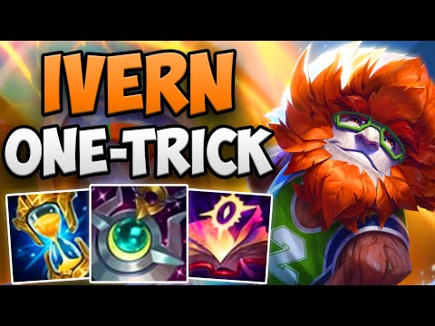 CHALLENGER IVERN ONE-TRICK FULL JUNGLE GAMEPLAY! | CHALLENGER IVERN JUNGLE GAMEPLAY | Patch 13.8 S13