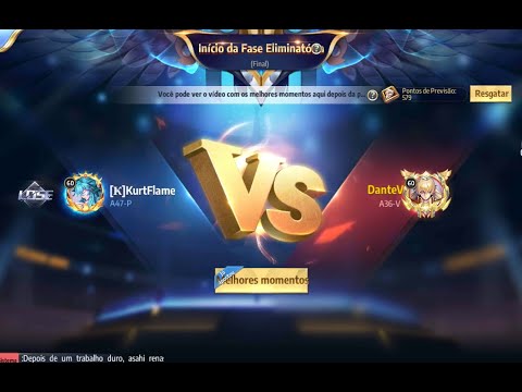 PARTIDA 4 DA GRANDE FINAL DO JAMIEL DANTEv VS KURTFLAME - SAINT SEIYA: AWAKENING