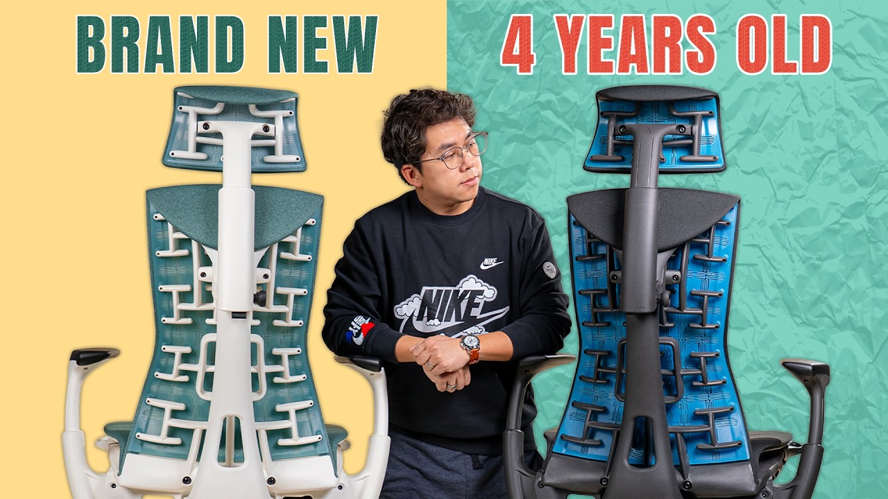 This Chair Gets BETTER The More You Sit In It - New vs Old Gaming Herman Miller Gaming Embody