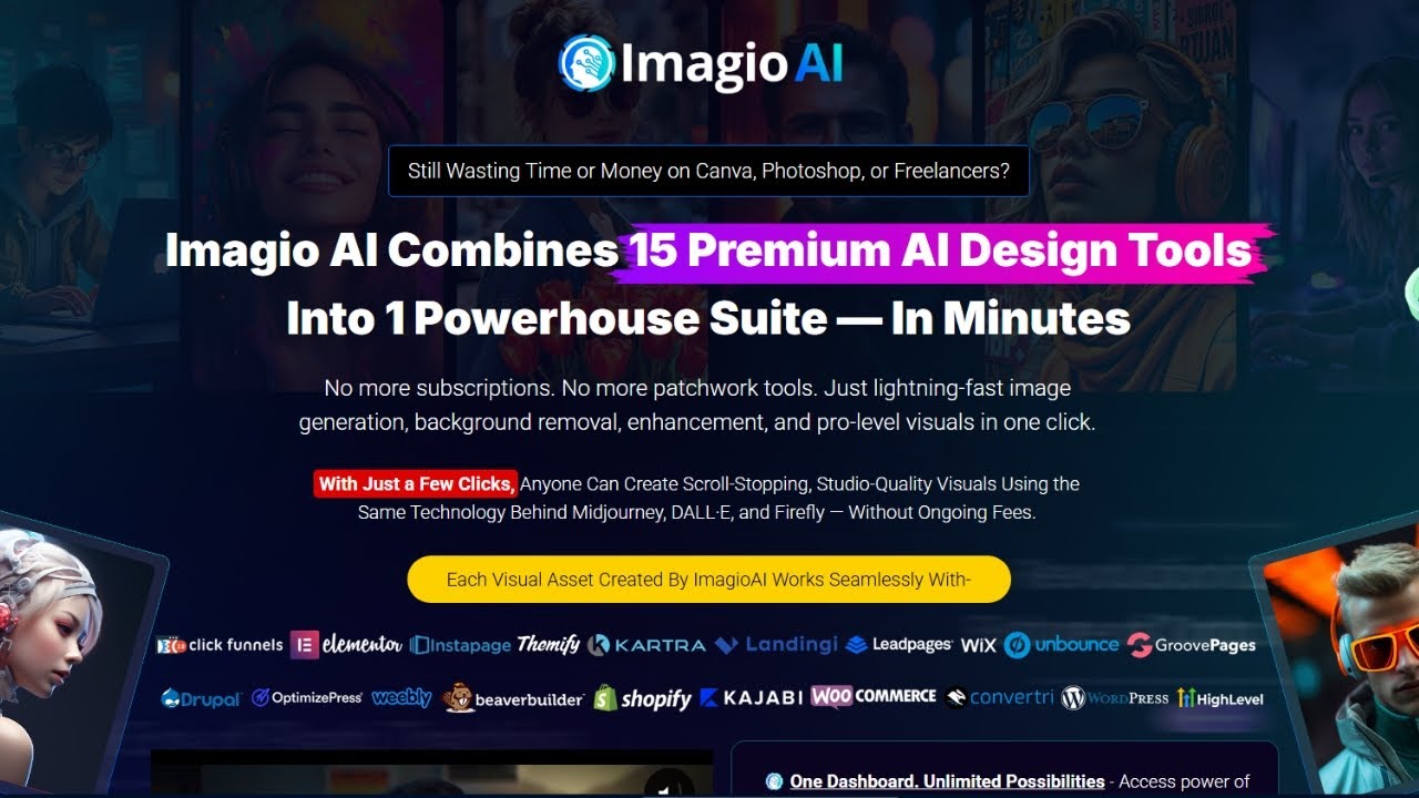 Imagio Review - All-in-One AI Design Tool with No Monthly Fees