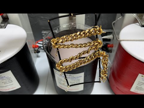 Gold Plating Chain in 24K GOLD - Stainless Steel Chain plating