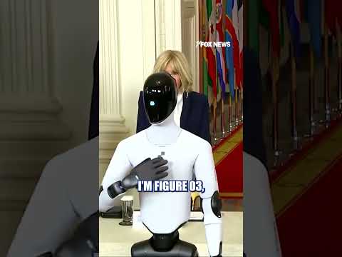 Melania Trump enters tech summit alongside humanoid robot #foxnews #news #us #fox
