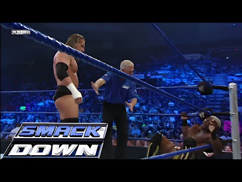 Triple H vs Shelton Benjamin (Champion vs Champion) SMACKDOWN! Aug 29,2008