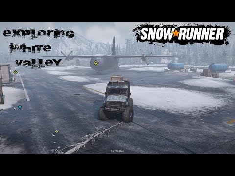 Snowrunner Exploring White Valley Alaska USA Watch Towers Upgrades Tasks And Of Course Some Mudding!