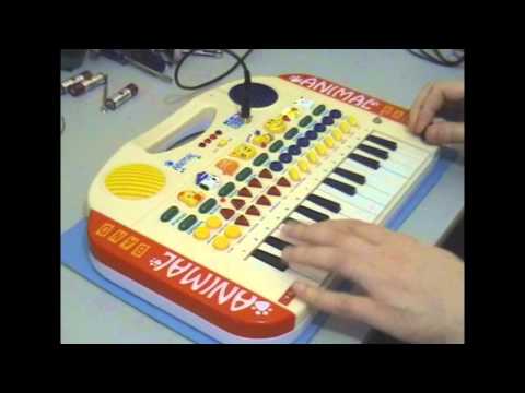 Circuit Bent Animal Band Keyboard by freeform delusion