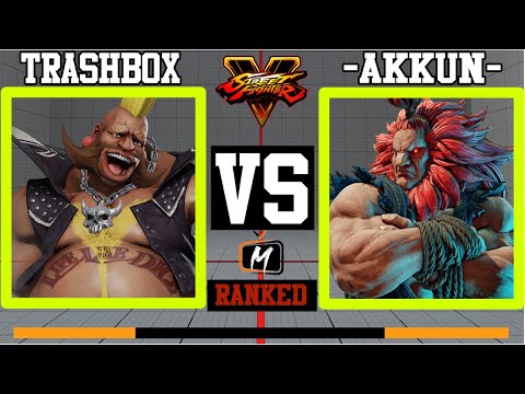 SFV CE 🥋 WE-R1 | trashbox (birdie) VS (akuma) akkun