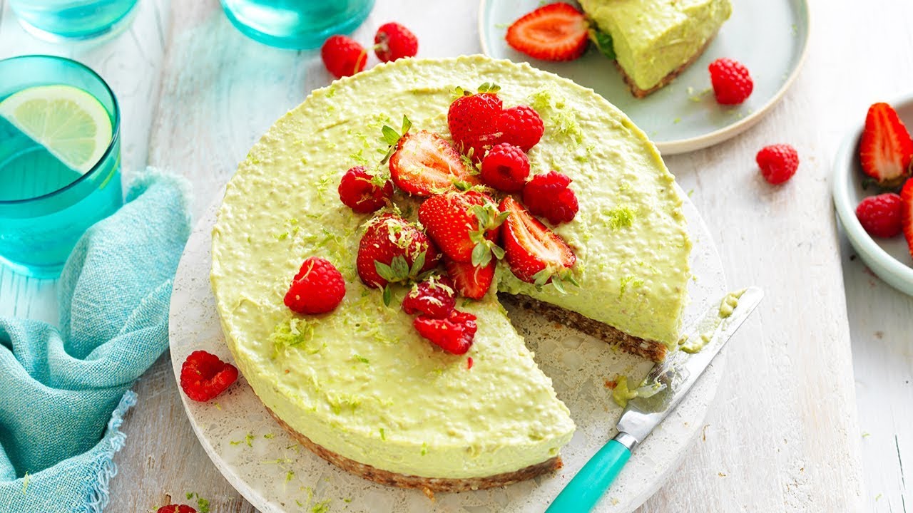Vegan Avocado Cheesecake Recipe | myfoodbook | How to make avocado ...